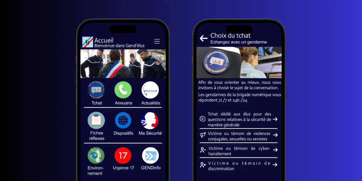 Gend’élus Mobile App for iOS and Android