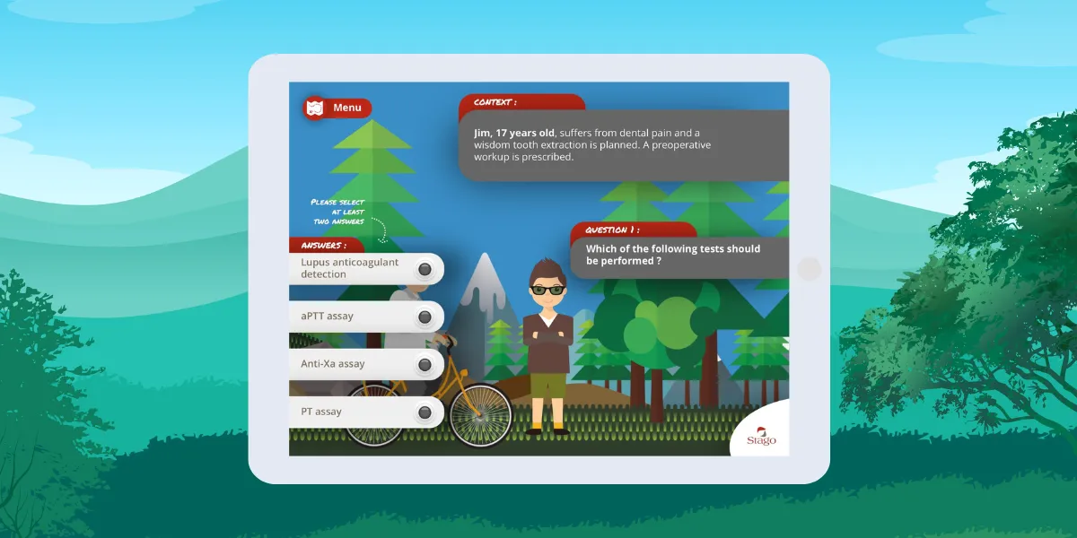 e-Learning Quiz for Stago