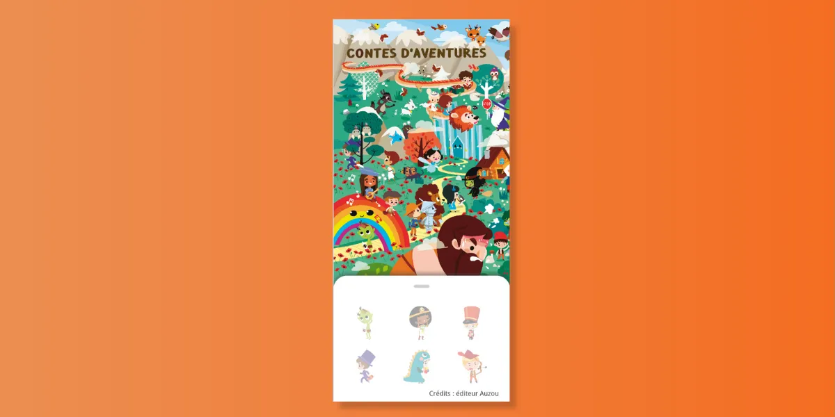 Screenshot of the new Look and Find template