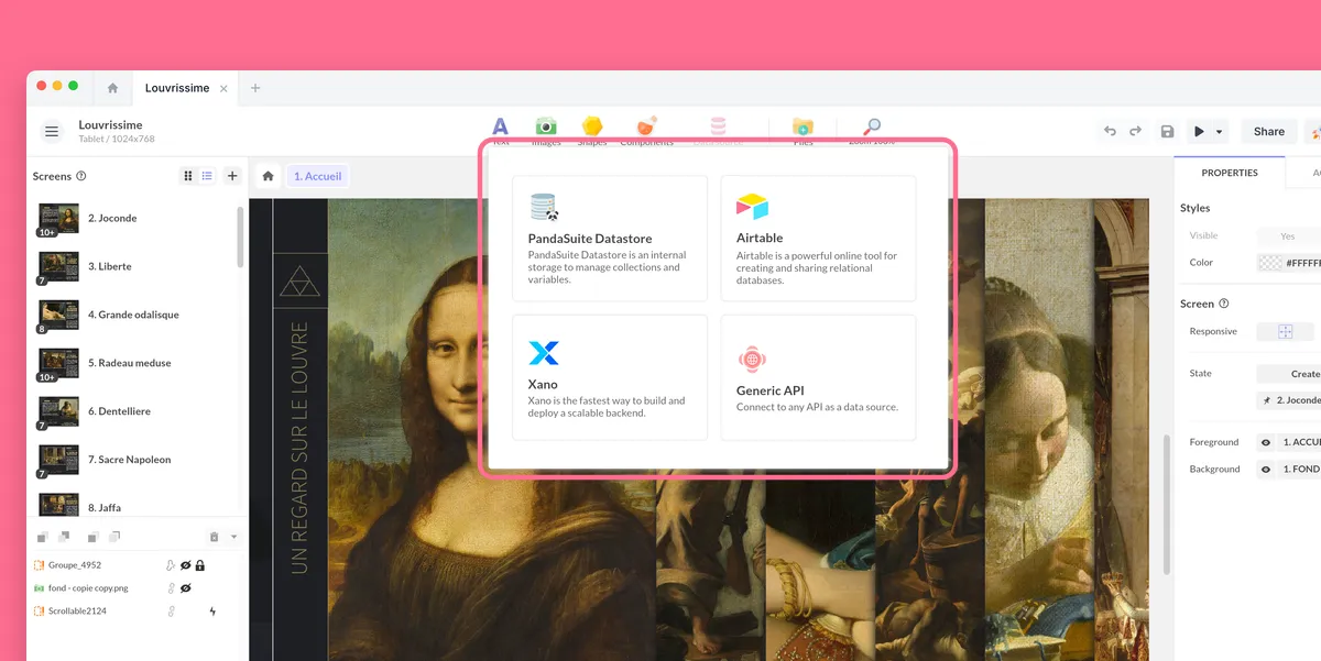 A more clear and intuitive interface