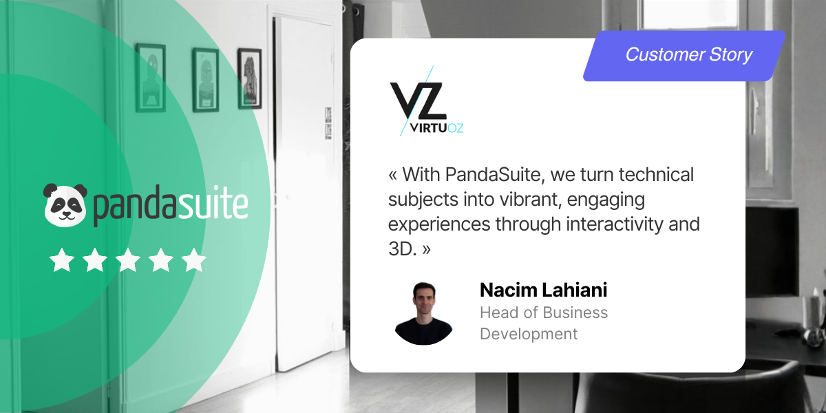 Discover how Virtuoz uses PandaSuite’s no-code platform to create interactive, 3D, and educational digital tools that transform internal communication for global enterprises.