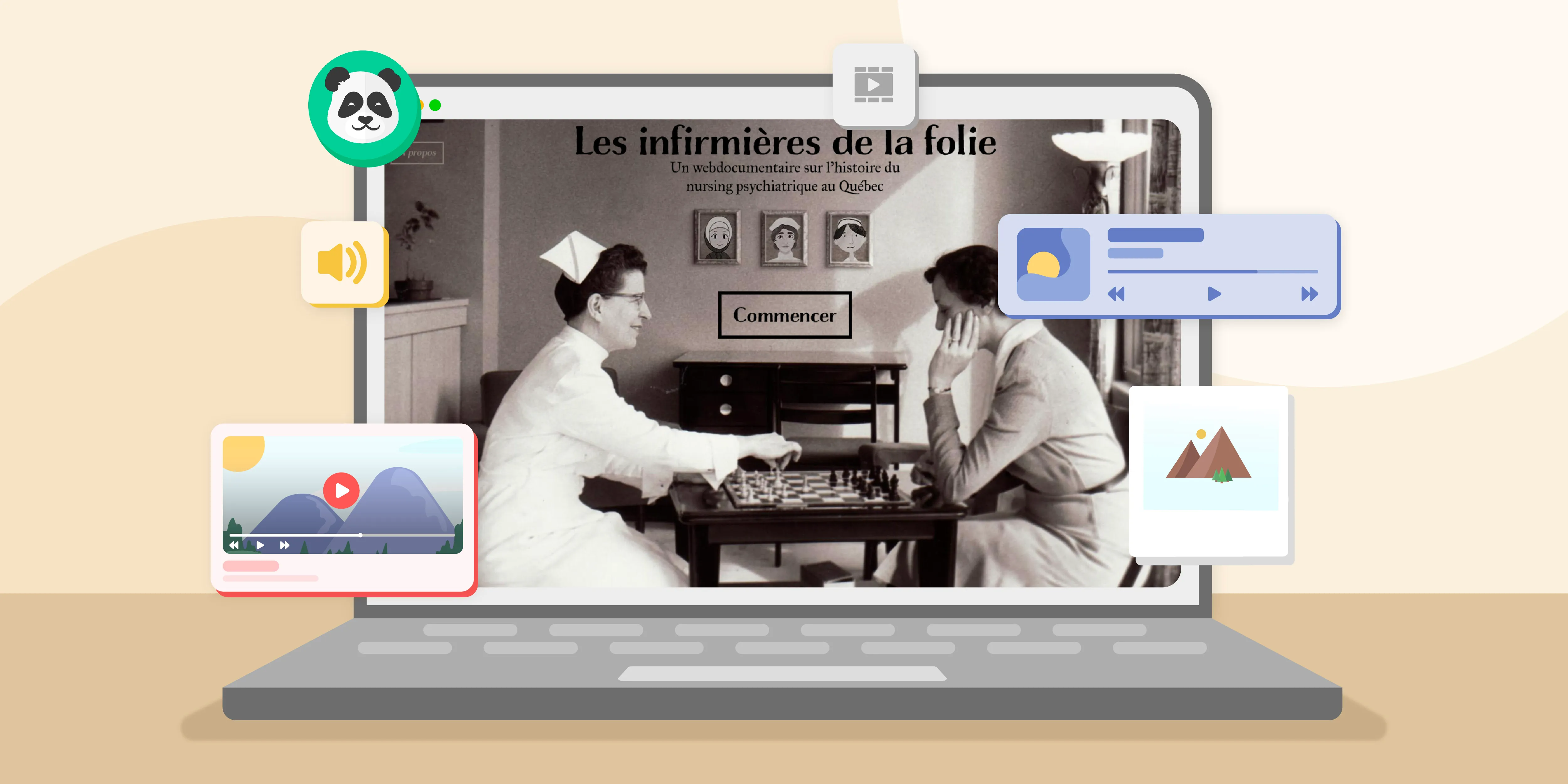 Découvrez notre guide pour réaliser un webdocumentaire, sans compétences techniques à l’aide de PandaSuite.