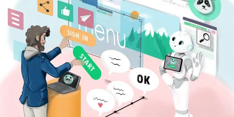 SoftBank Robotics Europe and PandaSuite present the Pepper component for PandaSuite Studio, the solution that opens the creation of a robotic application to everyone, even without technical knowledge.