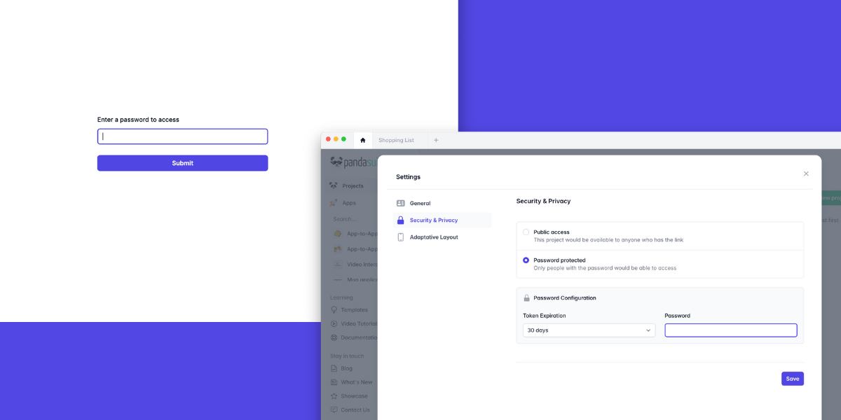 ARIA support, password protection, 2 customer showcases + new templates inside