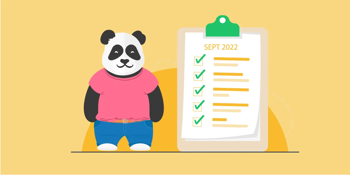 Découvrez les nouveautés du mois de septembre chez PandaSuite.