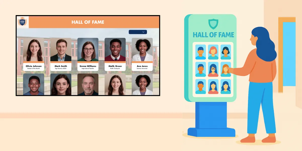 Highlight your community’s success with a digital hall of fame — intuitive, no-code, offline-ready and fully customizable with PandaSuite.