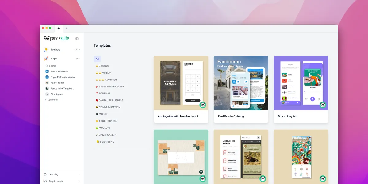 Unlock new possibilities with PandaSuite's June 2023 update: Simplified templates, custom template sharing, and the EasyCertif tool for iOS.