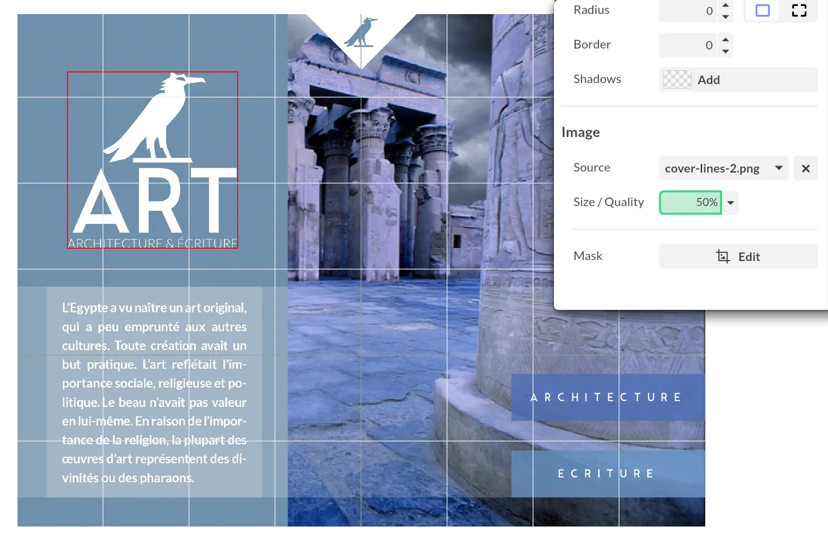 Make it visually appealing