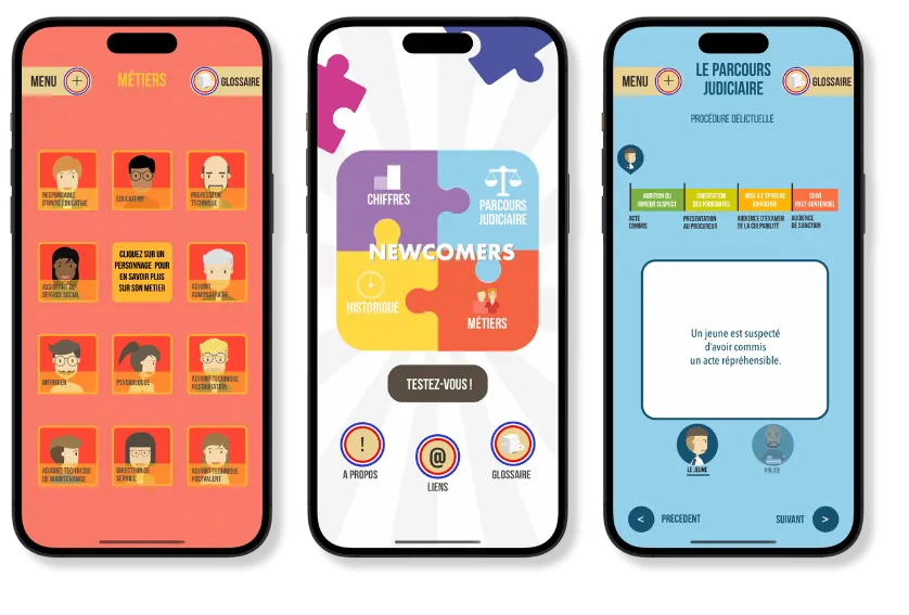 Digital and Mobile Welcome Guide for the French Ministry of Justice