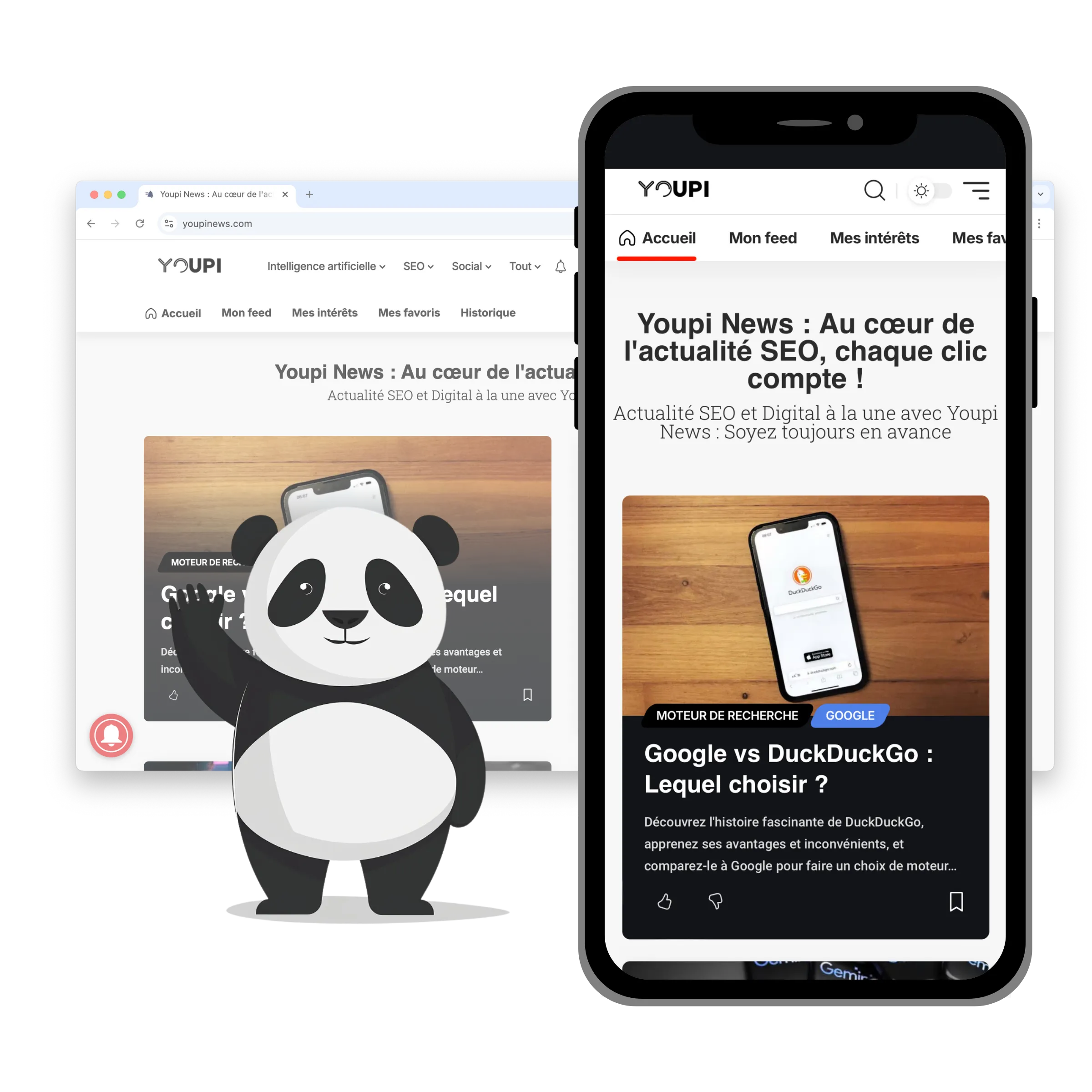 Illustration of Website to App With PandaSuite