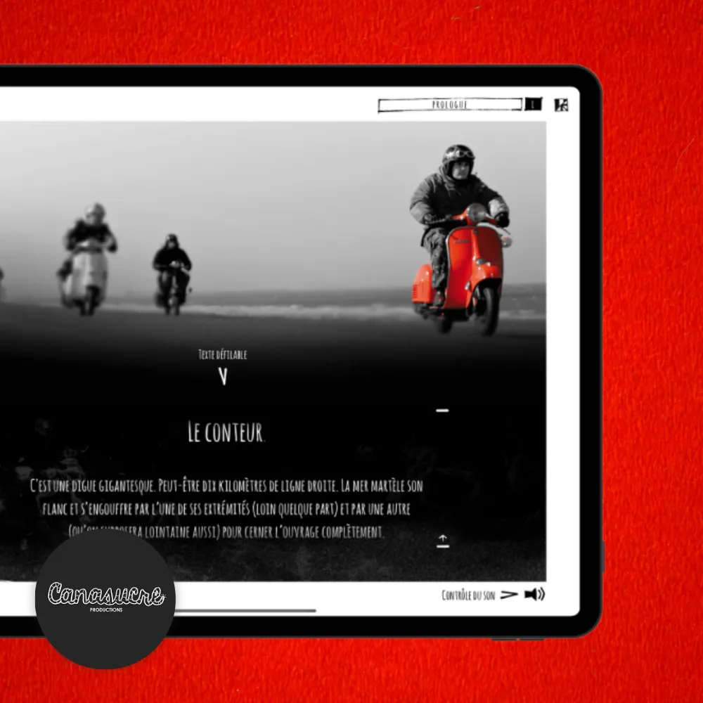 An interactive digital novel to explore Northern bunkers