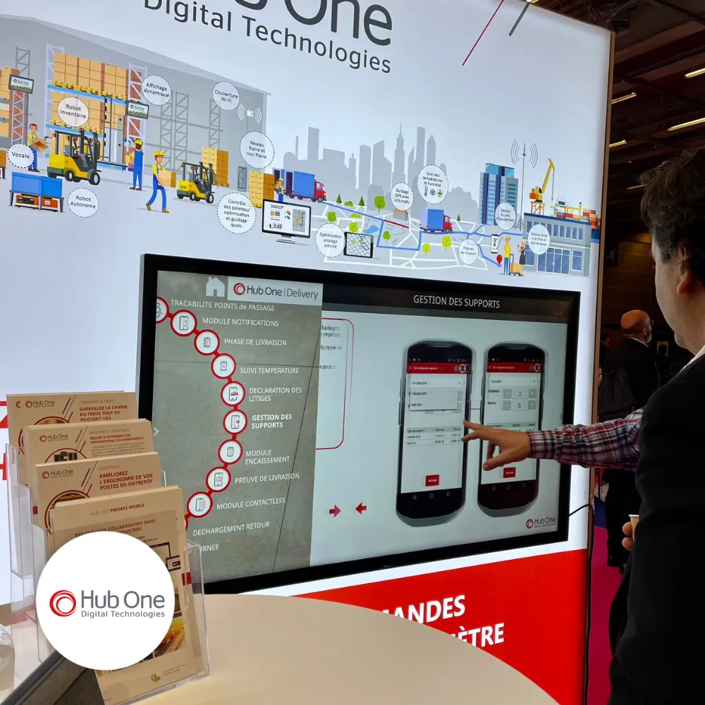 A Touch Presentation for Hub One's Sales Team at Trade Shows